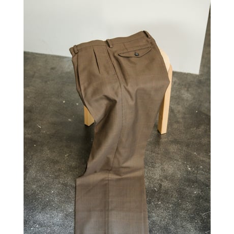 MAATEE&SONS FOREVER SLACKS TYPE2  "WOOL PINCHECK"