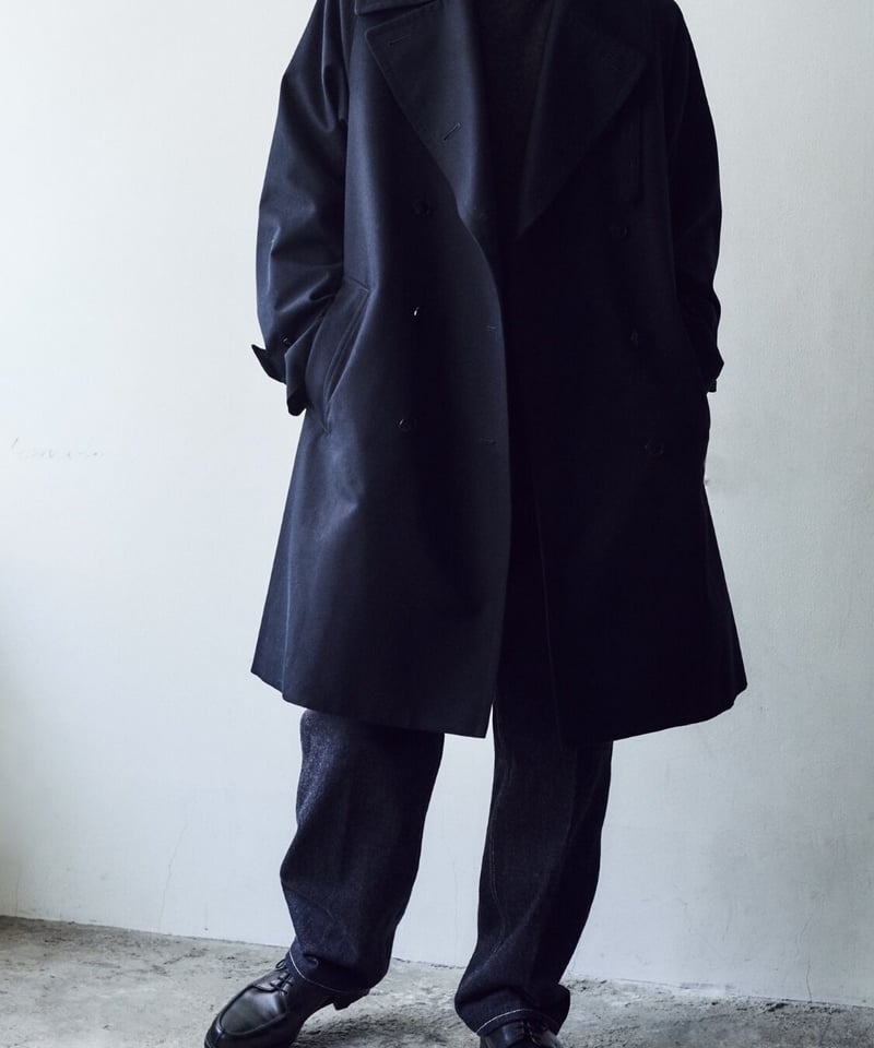 MAATEE&SONS C/SILK GABARDINE W BREASTED COAT | ... MAATEE&SONS C/SILK GABARDINE W BREASTED COAT | ...