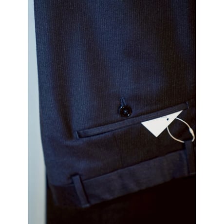 BIBOJA Ex. High Waisted Buggy Straight - Micro stripe