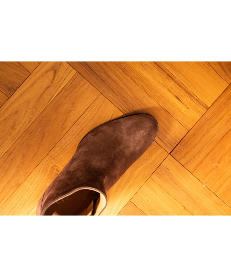 靴 F.lli Giacometti FG598 F.LLI Giacometti - FG598 - ZIP UP BOOTS - VELVINA BEIGE