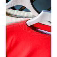 Olde H & Daughter AGED CASHMERE PLAIN STITCH CREW NECK P/O