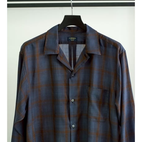 MAATEE&SONS Ex. "H"WOOL OPEN COLLAR SHIRTS