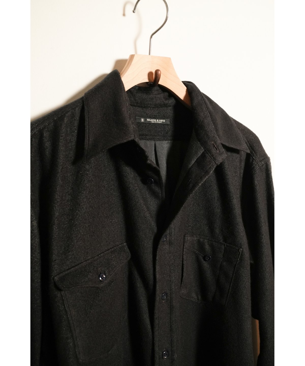 maatee＆suns SILK GACHA POCKE WORK SHIRTS maatee＆suns SILK GACHA POCKE WORK SHIRTS