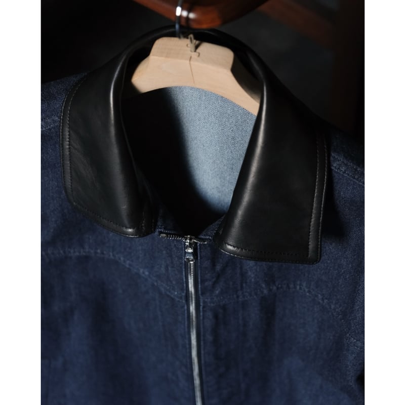 The CLASIK Ex. SOFT CASHMERE DENIM ZIP WORK JAC