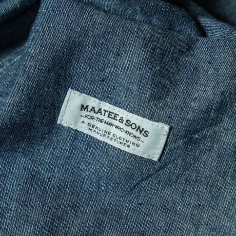 MAATEE&SONS 40's DENIM COVERALL