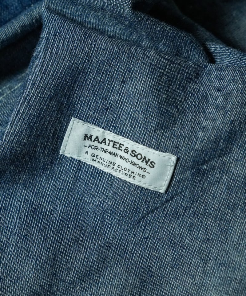 MAATEE&SONS 40's DENIM COVERALL | MusterWerk MAATEE&SONS 40's DENIM COVERALL | MusterWerk
