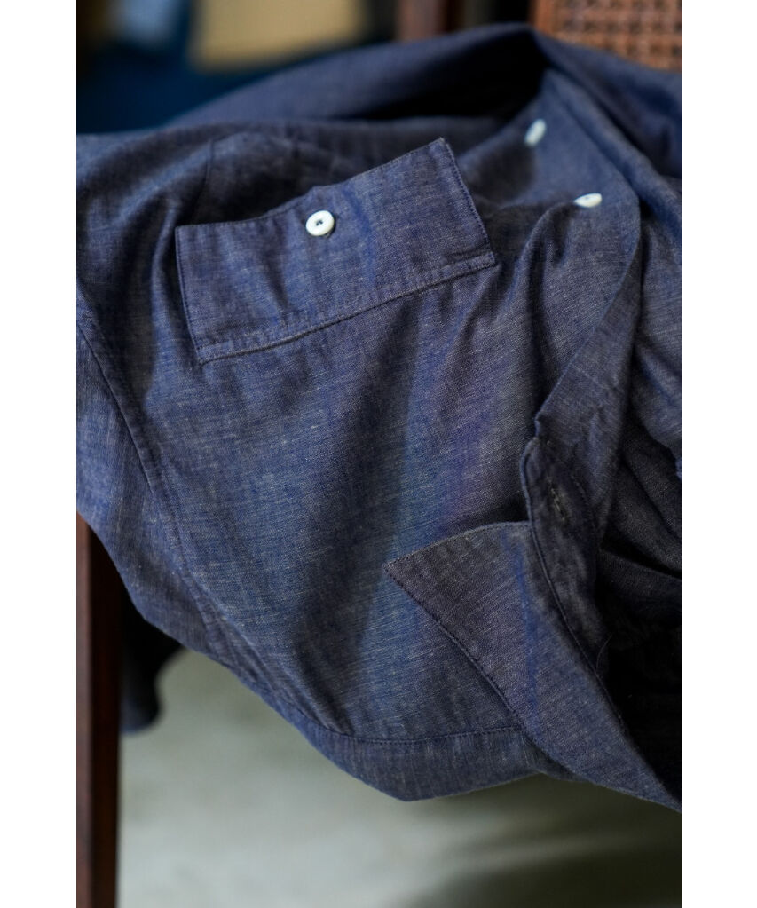 MAATEE&SONS アマ撚りSHAMBRAY CARGO SHIRTS | MusterWerk