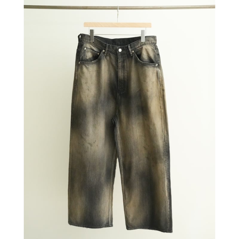 ANCELLM AGING WIDE DENIM 5P PANTS | MusterWerk