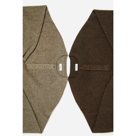 WALENODE "Innocent YAK" Henley-neck sweater