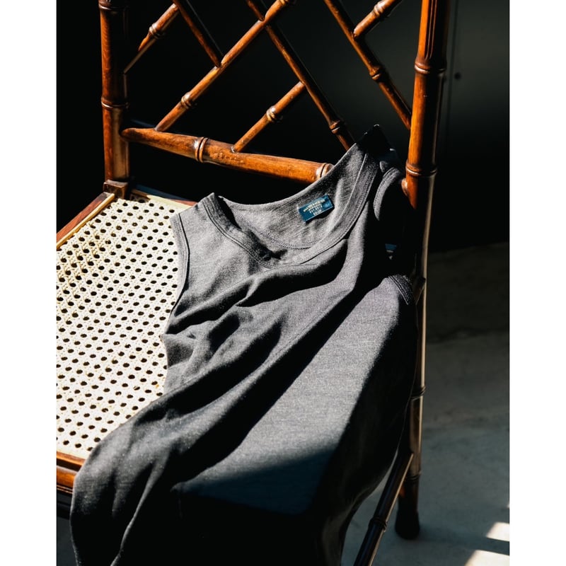 トップス Ex. WASHABLE SILK TENJIKU TANK TOP MAATEE&SONS Ex. WASHABLE SILK TENJIKU TANK TOP