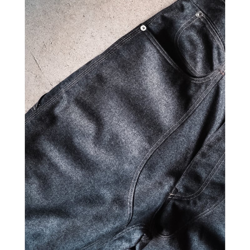 MAATEE&SONS WOOL FLANNEL DOUBLE-KNEE PT | Muste