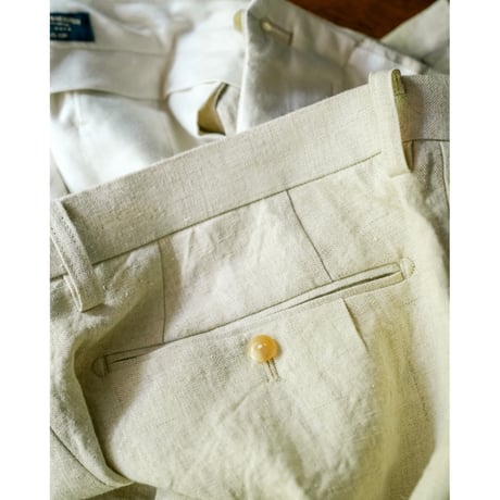 MAATEE&SONS Ex. SHORT TROUSER  "Italian 生Hemp Gabardine"
