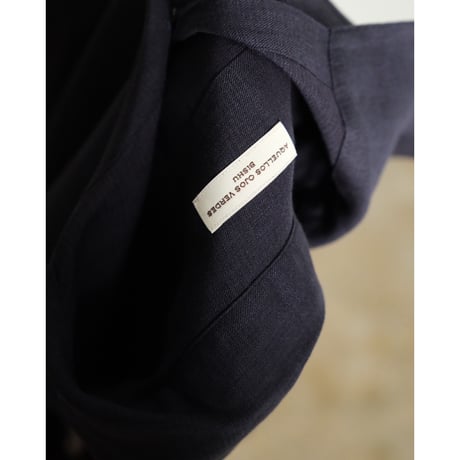 Aquellos Ojos Verdes "Luxe Linen" Classic open collar shirt