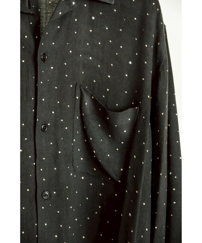 【25AW】【MAATEE&SONS】OP COLLLAR SHIRTS DOT DIMPLE | . 【NEW STOCK】 ◼︎MAATEE&SONS OP COLLAR SHIRTS