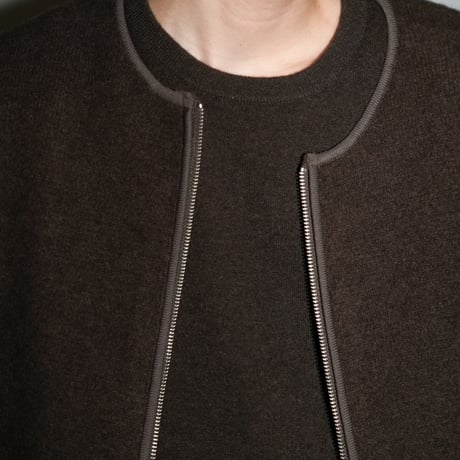 WALENODE  innocent YAK Zip-up vest