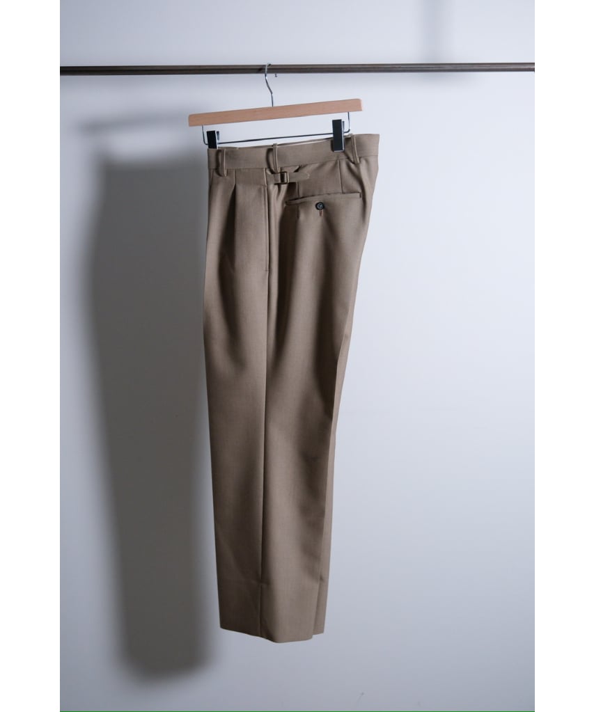 MAATEE&SONS H WOOL 無双TROUSER (BROWN) 1 MAATEE&SONS H WOOL 無双TROUSER (BROWN) 1