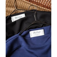 Olde H&Daughter "SILK TIGHT TENSION HEAVY" PLAIN STITCH BRETON TOP L/S