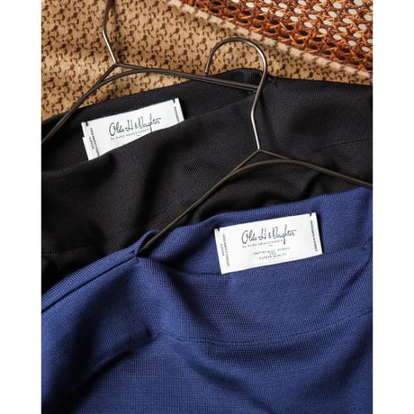 Olde H&Daughter "SILK TIGHT TENSION HEAVY" PLAIN STITCH BRETON TOP L/S