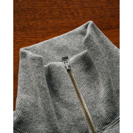 Slopeslow Ex.WOOL FRENCH TERRY HALF ZIP SWEATSHIRT