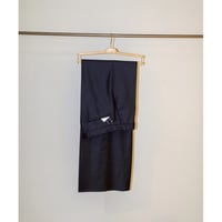 BIBOJA Ex. High Waisted Buggy Straight - Micro stripe
