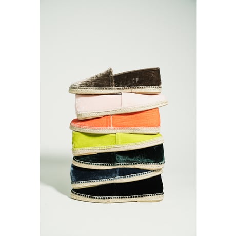 MADE IN ALICANTE VELVET ESPADRILLES