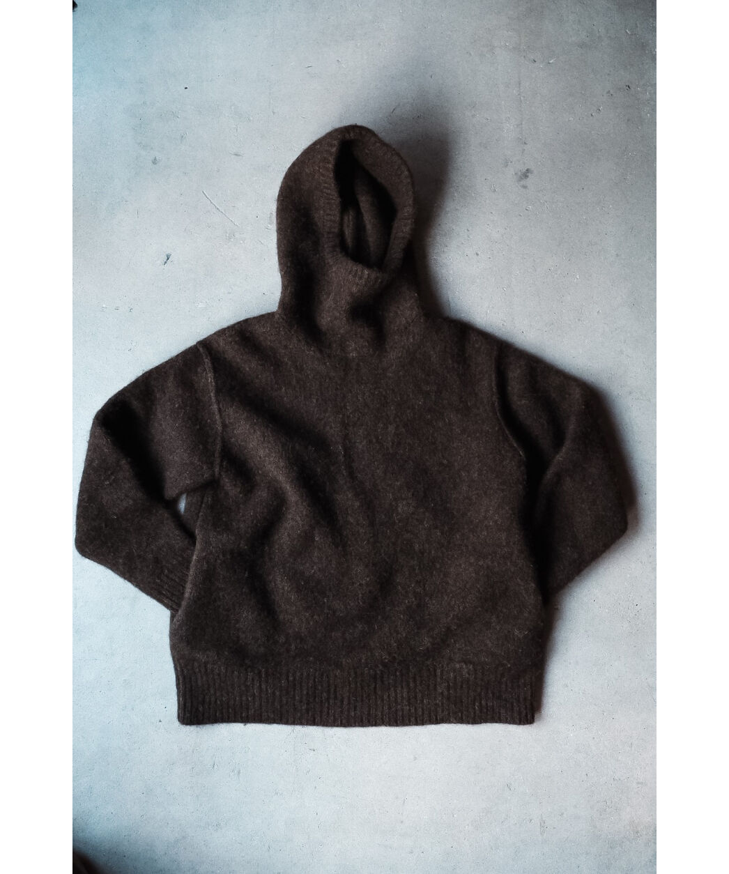 slopeslow Yak Shetland HOODIE BALACLAVA | Muste slopeslow Yak Shetland HOODIE BALACLAVA | Muste