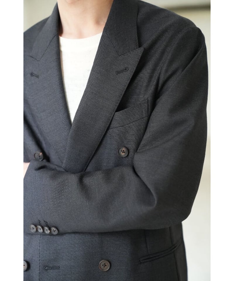 MAATEE&SONS 22AW 等半袖ダブルブレストジャケット 3 【公式通販】