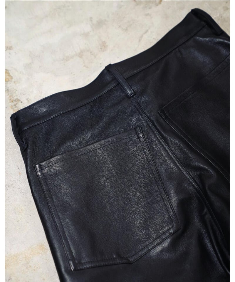MAATEE&SONS Ex. LAMB LEATHER WORK TROUSERS | Mu