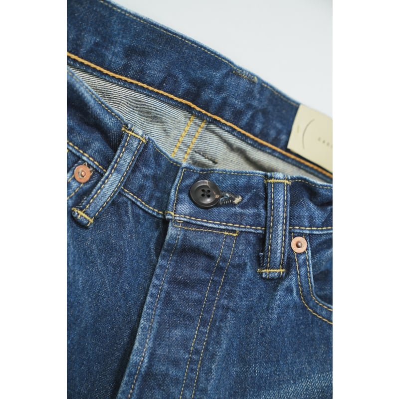 cantate Denim Straight Trousers (VINTAGE WASH)