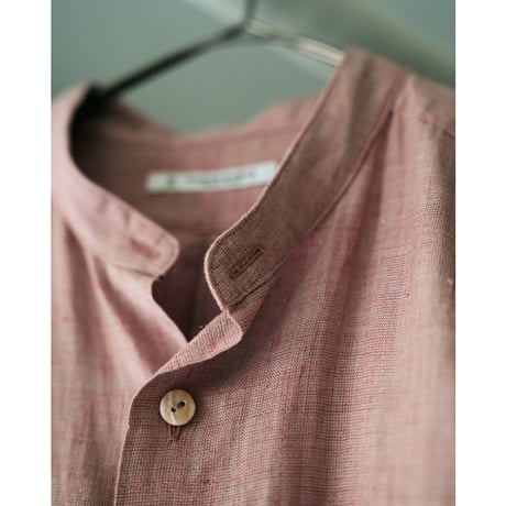 MAATEE&SONS LINEN  FRINGE SHIRTS  鉄焙煎
