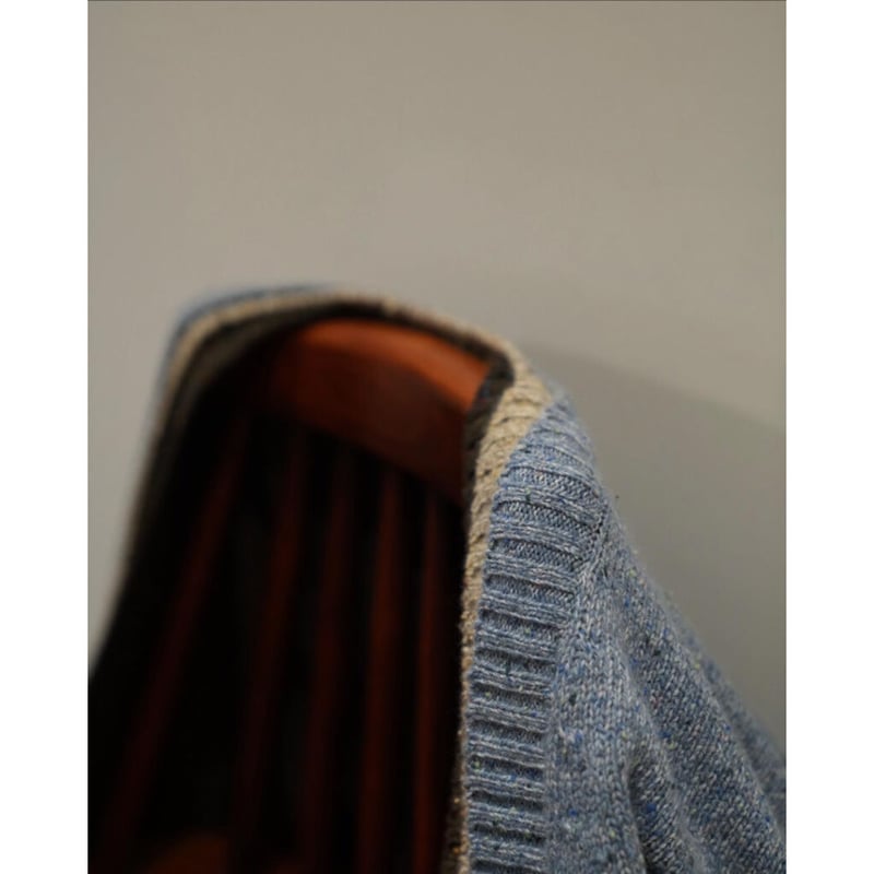 MAATEE&SONS Ex.COLORNEP カーディガン MAATEE&SONS Ex. COLOR NEP CASHMERE CARDIGAN | M