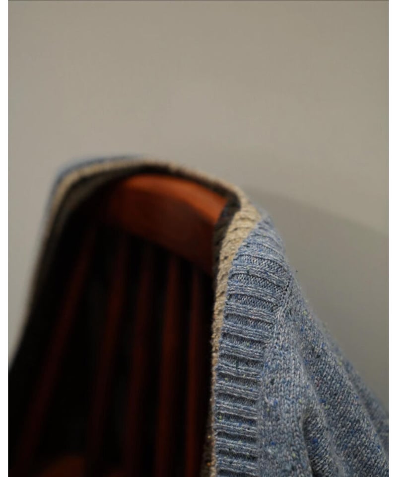MAATEE&SONS Ex. COLOR NEP CASHMERE CARDIGAN | M MAATEE&SONS Ex. COLOR NEP CASHMERE CARDIGAN | M