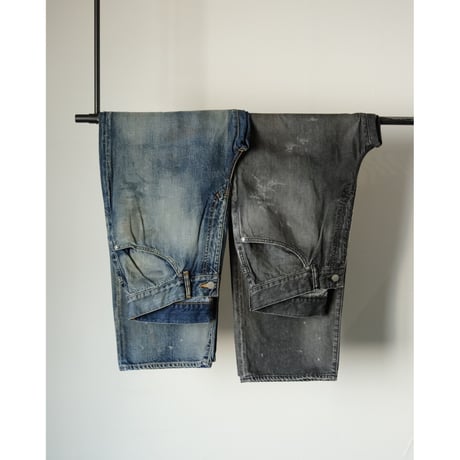 ANCELLM AGING TAPERED 5P DENIM PANTS | MusterWerk
