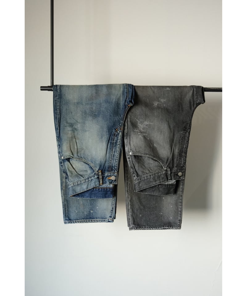 ANCELLM AGING TAPERED 5P DENIM PANTS | MusterWerk