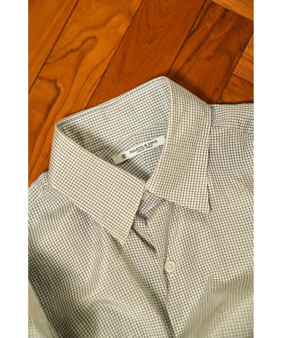 maatee&sons ELIZABETH silk混　千鳥格子 MAATEE&SONS 