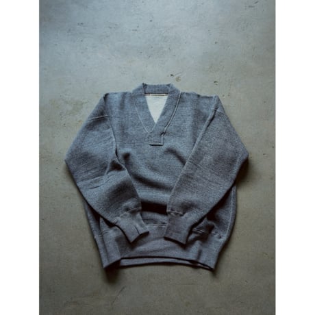 Olde Homesteader EXTRA COTTON FLEECE Y NECK LONG SLEEVE