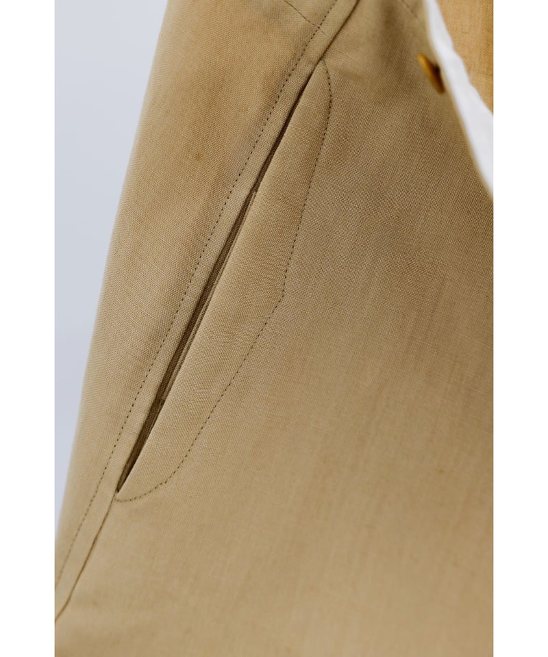 25ss maatee&sons linen work pants 2 試着のみ MAATEE&SONS マーティーアンドサンズ】WORK PANTS BLK - THIRTY