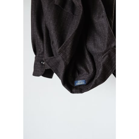 MAATEE&SONS Ex. "DEAD STOCK CASHMERE001" OPEN COLLAR SHIRTS