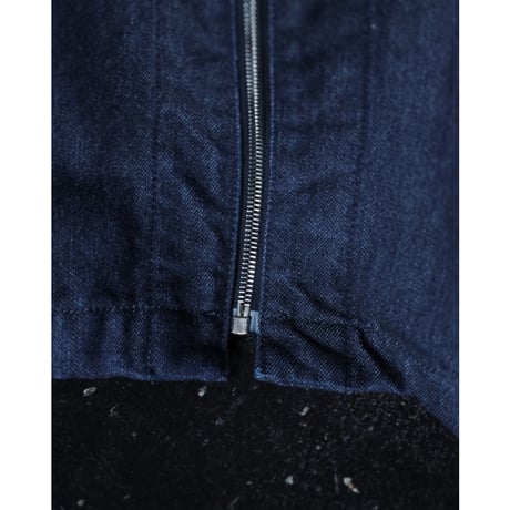 The CLASIK Ex. SOFT CASHMERE DENIM ZIP WORK JACKET