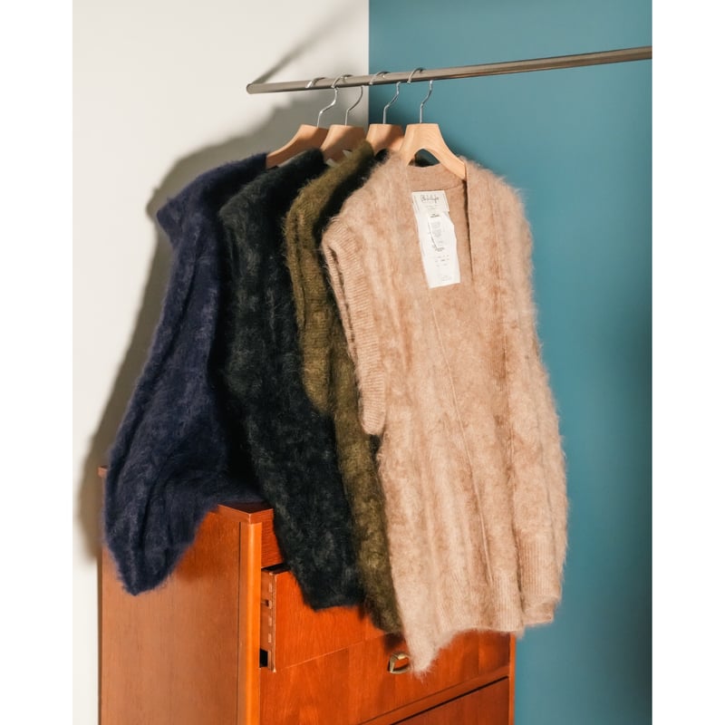 Olde H & Daughter Ex. FUR CASHMERE N/B VEST | M