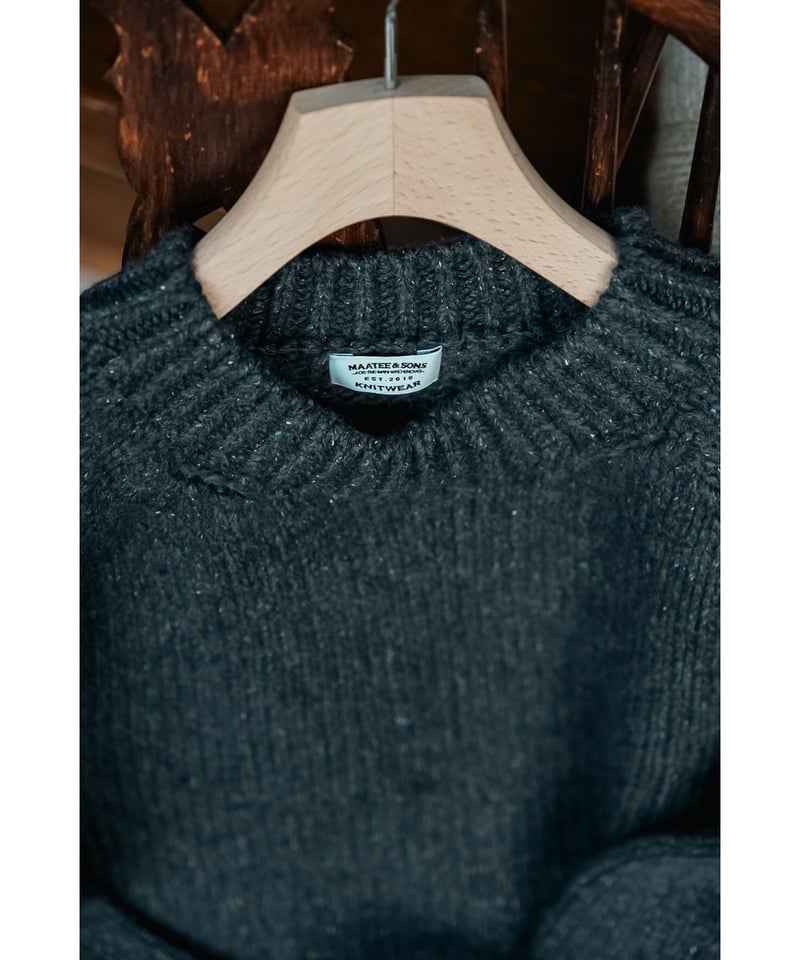 M*様 MAATEE&SONS WOOL和紙 ARMY SWEATER 中古・古着通販】MAATEE&SONS (マーティーアンドサンズ) WOOL