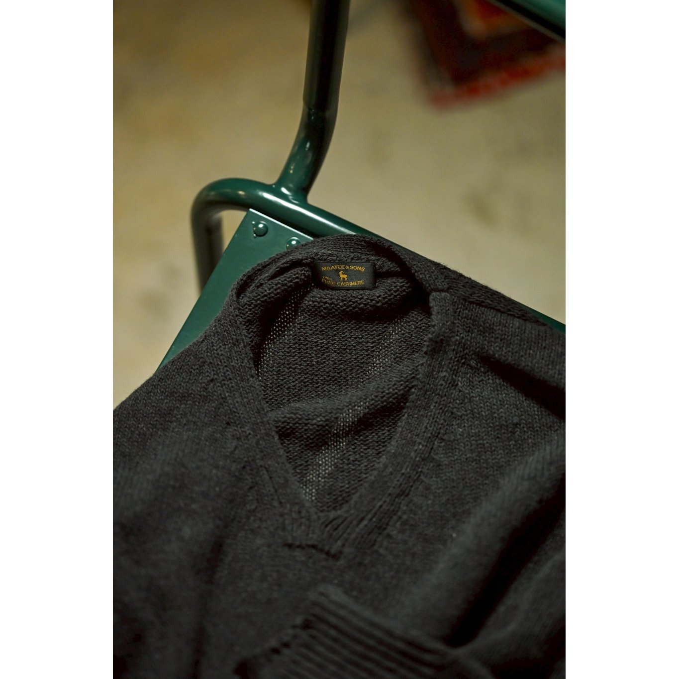 MAATEE&SONS LOOSE V SWEATER チャコール MAATEE&SONS Ca/M/S LOOSE V SWEATER | MusterWerk