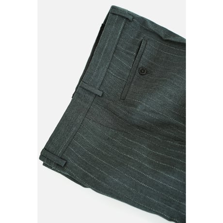 BIBOJA High Waisted Flare Trousers - No Pleat/Slanted Pockets