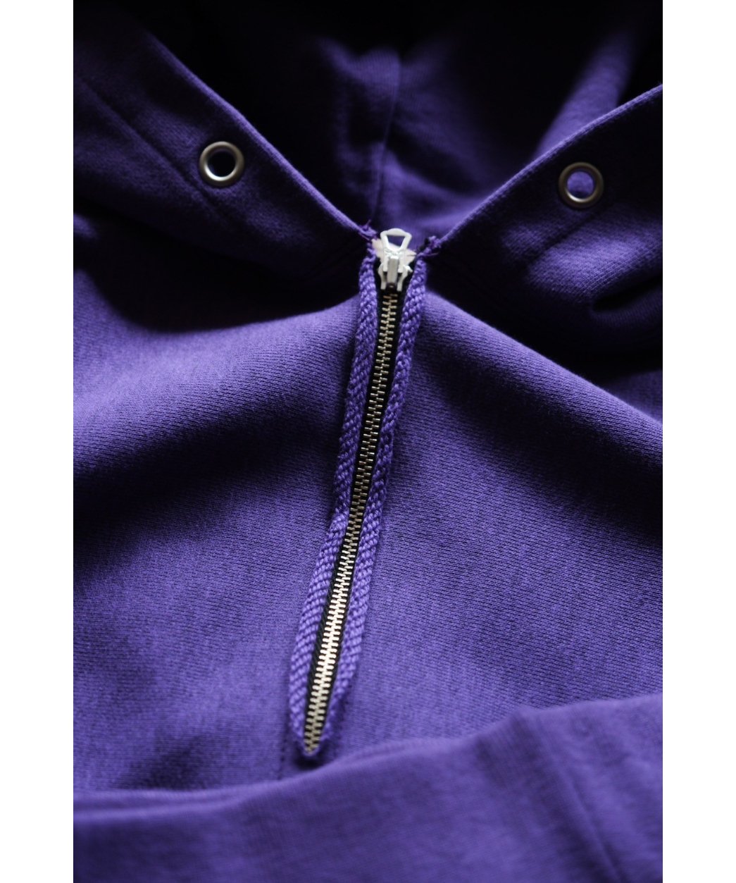 トップス ulterior FADED SILKY HALF ZIP HOODIE ULTERIOR FADED SILKY TERRY RW HALF ZIP HOODIE - DUSTY OLIVE