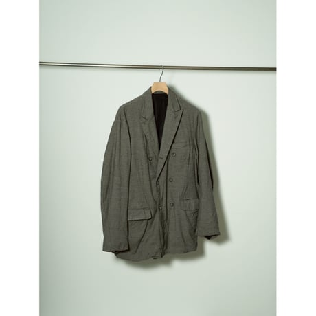 MAATEE&SONS DOUBLE GATHERED JK "super200's shark skin"