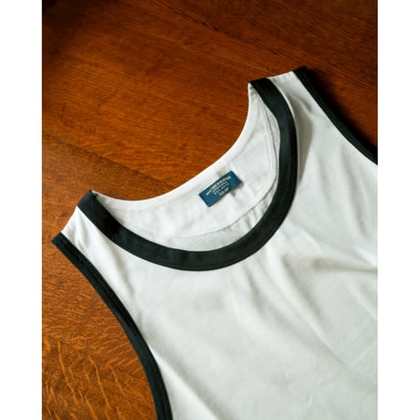 MAATEE&SONS Ex. "TRIM" WASHABLE SILK TENJIKU TANK TOP