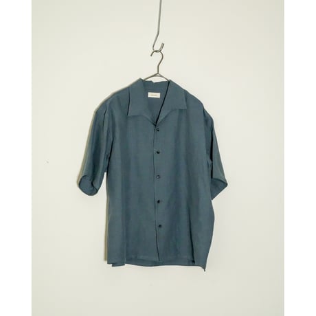 THE CLASIK CLASSIC LINEN POPLINE SHARK COLLAR SHIRT