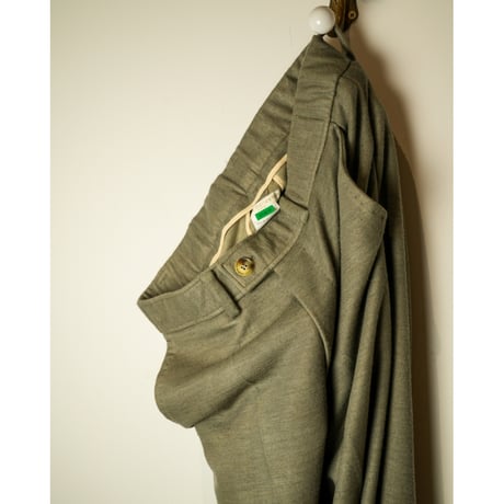 YE OLDE AND NEW MAN ウールジャージースポーツスラックス YE OLDE AND NEW MAN ウールジャージースポーツスラックス