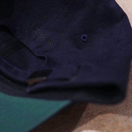 ULTERIOR Ex. WASHED BIZEN GABARDINE VINTAGE MOTIF 6 PANELED CAP