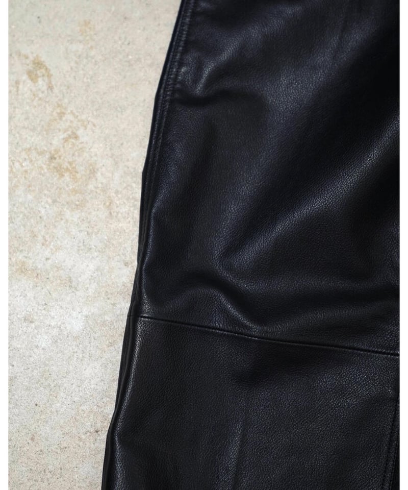 MAATEE&SONS Ex. LAMB LEATHER WORK TROUSERS | Mu